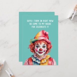 Grappige uitnodiging verjaardagsfeestje op 30th