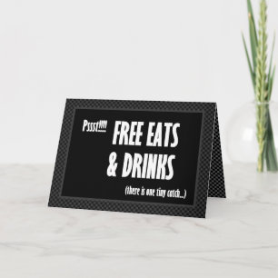 Grappige Uitnodiging voor Bruidsjonker Gratis Eten
