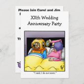 Grappige uitnodiging voor een jubileumfeestje (Voorkant / Achterkant)