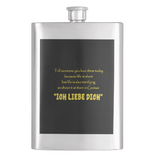 Grappige Uitroep van Je Liefde in het Duits Flacon