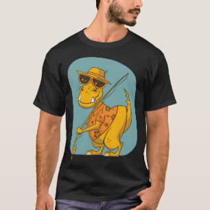 Grappige uitspraak voor vissers t-shirt