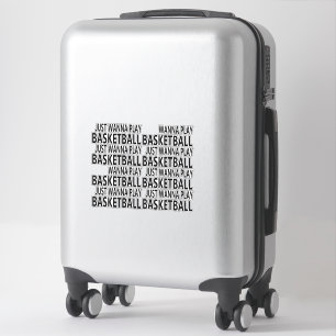 Grappige uitspraken over basketbalspeler sticker