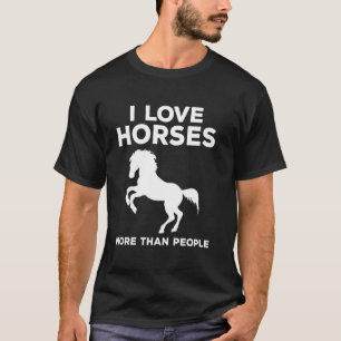 Grappige uitspraken van ruiters paarden Ik hou van T-shirt