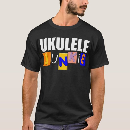 Grappige Ukulele T-shirt (Voorkant)