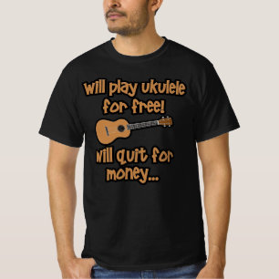 Grappige Ukulele T-shirt