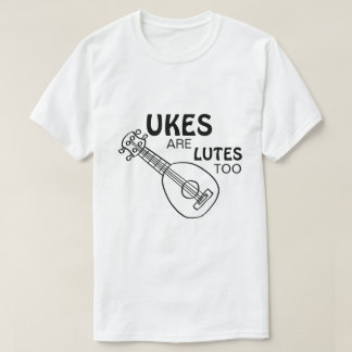 Grappige Ukulele, "Ukes zijn ook Luiten" T-shirt
