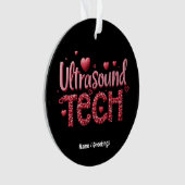 Grappige Ultrasound Tech Valentijnsdag Ideeën Ornament (voorkant)