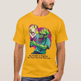 Grappige Undead Dinker, aangepaste tekst T-shirt