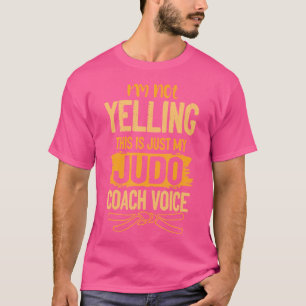 Grappige unieke judo coach leraar verjaardag t-shirt