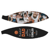 Grappige vader 4 foto Keepsake Basketbal (Panelen)