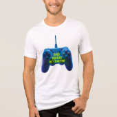 Grappige vader aangepaste Zazzle t shirten Tri-Blend Shirt (Voorkant)