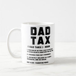 Grappige vader belasting definitie Vaderdag Cadeau Koffiemok