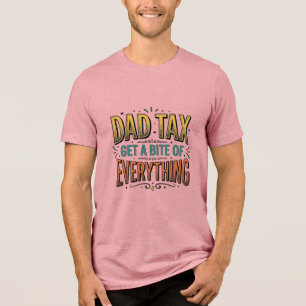Grappige Vader Belasting Vintage Gravure Shirt Ont