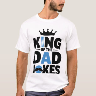 Grappige vader grap koning woordkunst t-shirt
