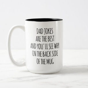 Grappige Vader Grappen Koffiemok Vaderdag Cadeau Tweekleurige Koffiemok