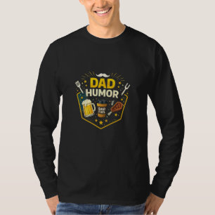 Grappige Vader Humor Grafiek – Cool Vader BBQ Bier T-shirt