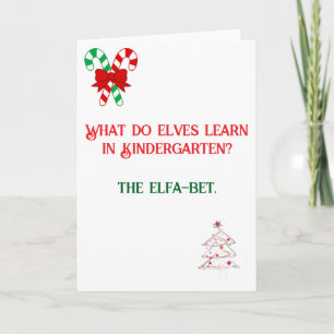 Grappige vader Joke ontwierp kerst Kaart