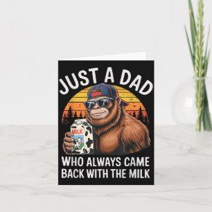 Grappige vader melk meme moderne humor grap voor m kaart