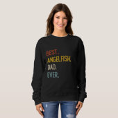 Grappige vader Shirten Beste Angelfish vader ooit Trui (Voorkant volledig)