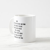 Grappige vader vadersdag cadeau mok (Voorkant links)