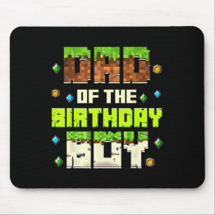 Grappige vader van de jarige video gamer pixel Bd Muismat