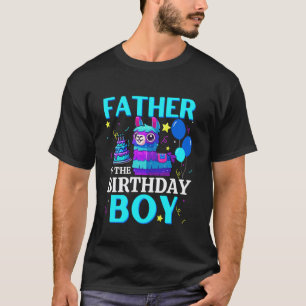 Grappige Vader Van De Verjaardags Llama Verjaardag T-shirt