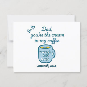 Grappige vaderdag 2025 briefkaart