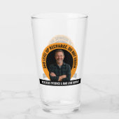 Grappige Vaderdag Bierbeker Aangepaste Foto Glas (Achterkant)