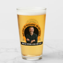 Grappige Vaderdag Bierbeker Aangepaste Foto