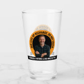 Grappige Vaderdag Bierbeker Aangepaste Foto Glas (Voorkant)