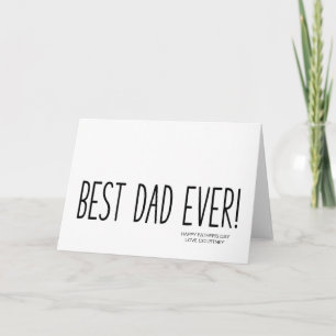 Grappige Vaderdag cadeau Beste vader ooit van doch Kaart