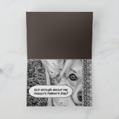 Grappige Vaderdag Corgi Kaart (Binnen)