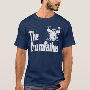 Grappige Vaderdag Drum Vader Drummer Muzikant Papa T-shirt