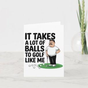 Grappige Vaderdag Het kost veel tijd om te golfen Kaart