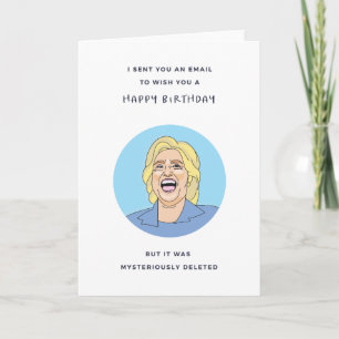 Grappige Vaderdag-Kaart - Hilary Clinton Theme Kaart
