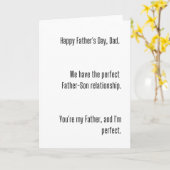 Grappige Vaderdag-Kaart van Son Kaart (Gele Bloem)