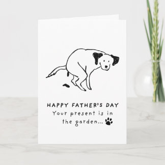 Grappige Vaderdag kaart voor honden | Cadeau in de
