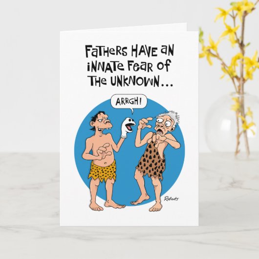 Grappige Vaderdag Kaarten (Gele Bloem)