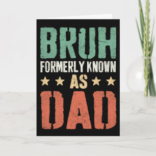 Grappige Vaderdag Papa Opa Bruh Voorheen Kno Kaart