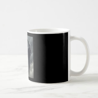 Grappige vaderdag spook hart handen eng gezicht koffiemok