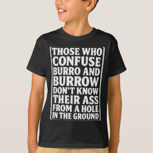 Grappige Vadergrap Ezel Gat Pun Komt Uit Gat In De T-shirt