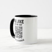 Grappige Vadergrap Scan Code Oogrol Mok (Voorkant links)