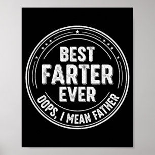 Grappige Vadergrap Scheetmachine Ooit Oeps Ik Bedo Poster