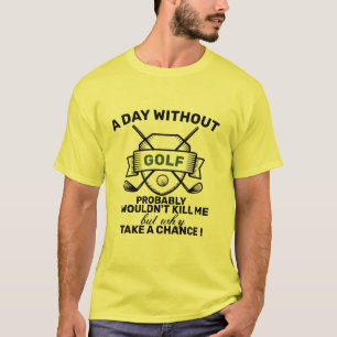 grappige vaders dag golf minachting-idee design ma t-shirt