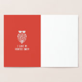 GRAPPIGE VADERS MET BAARDEN ZIJN BETERE VADERDAG FOLIE KAARTEN (Binnen)