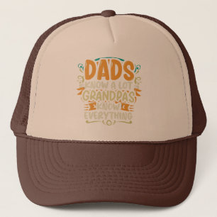 Grappige vaders weten veel, opa's weten alles trucker pet