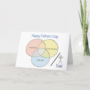 Grappige vadersdagkaart - buiten de venn kaart