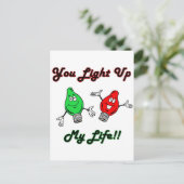 Grappige vakantie feestdagenkaart (Staand voorkant)