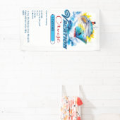 Grappige vakantie laden cruise schip deur spandoek (Insitu)