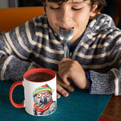 Grappige vakantie overlevingstips van een Afrikaan Mok